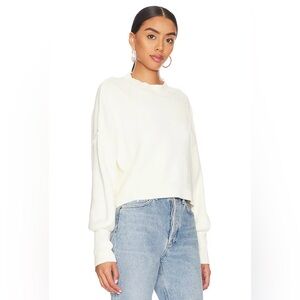 NWT - Free People - Easy Street Crop Sweater in Moonglow